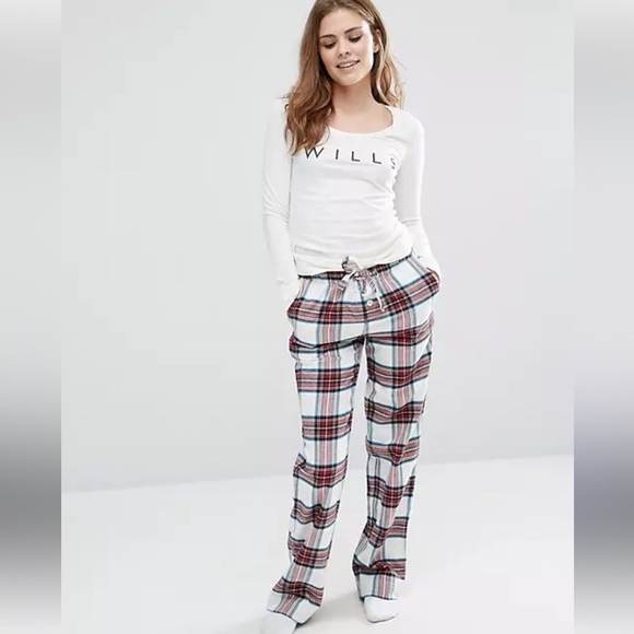 London Fog Pajama Pants Lounge Pants Women’s Size Large Pockets Drawstring NWT - Picture 5 of 7